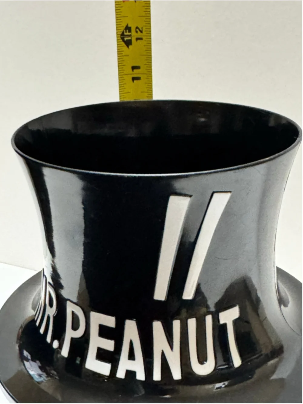 Vintage Planters Peanuts Mr. Peanut Jar Plastic Cookie / Candy Jar -11